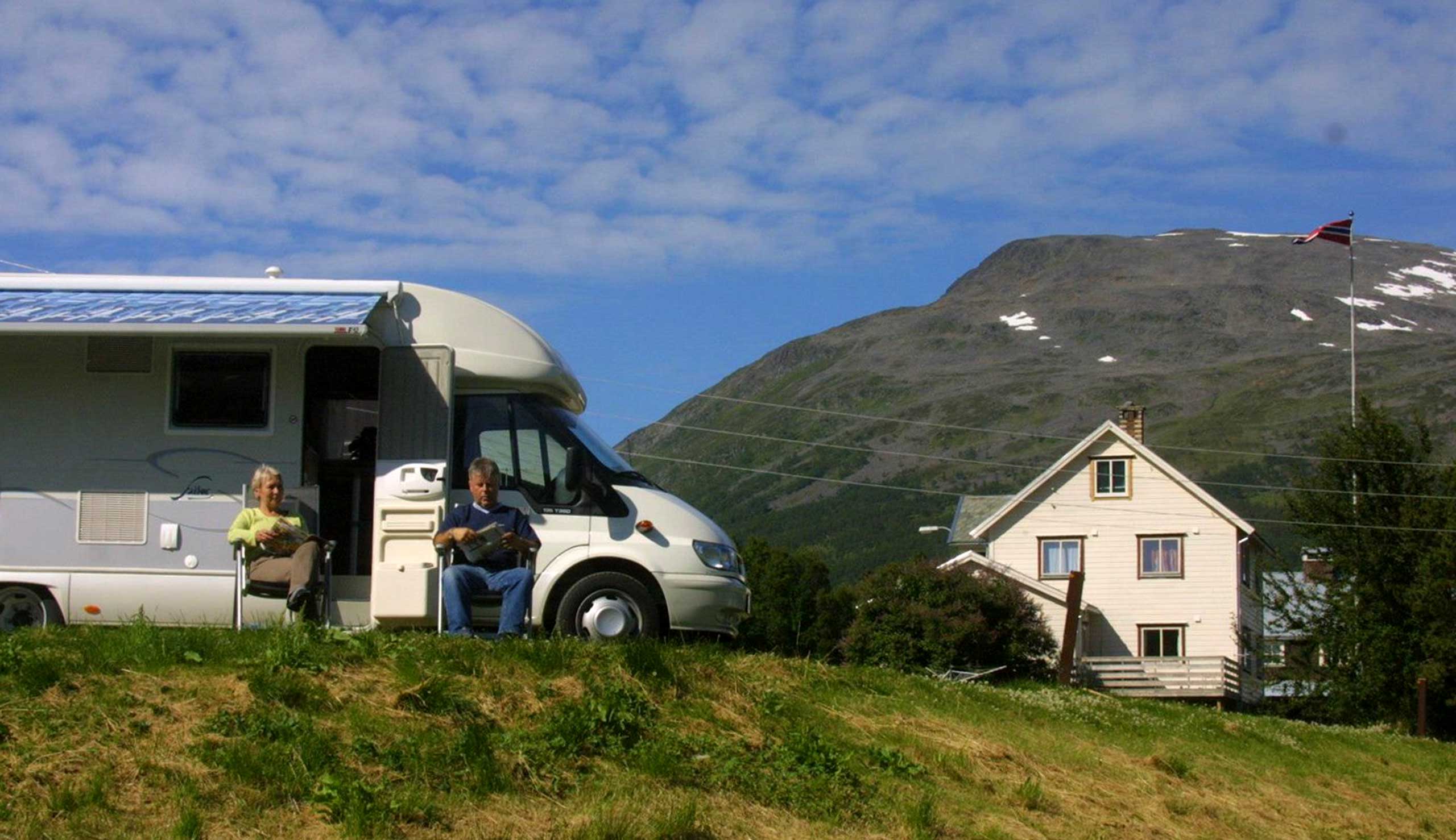 Altafjord Campingissä sinua ympäröi kaunis luonto. Copyright: Altafjord Camping