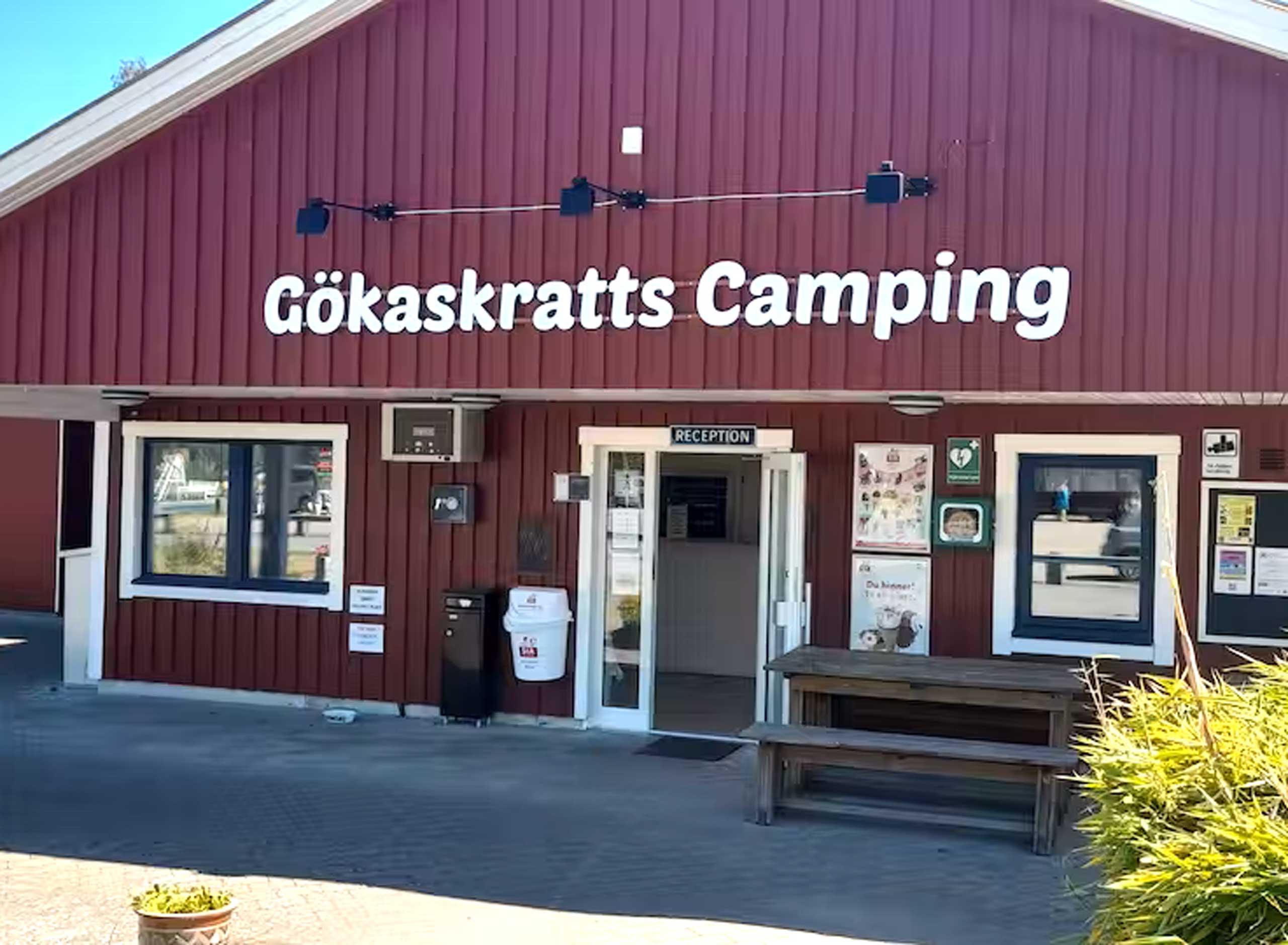 Gökaskratts Camping sijaitsee keskellä Smålandin Glasriket-aluetta. 