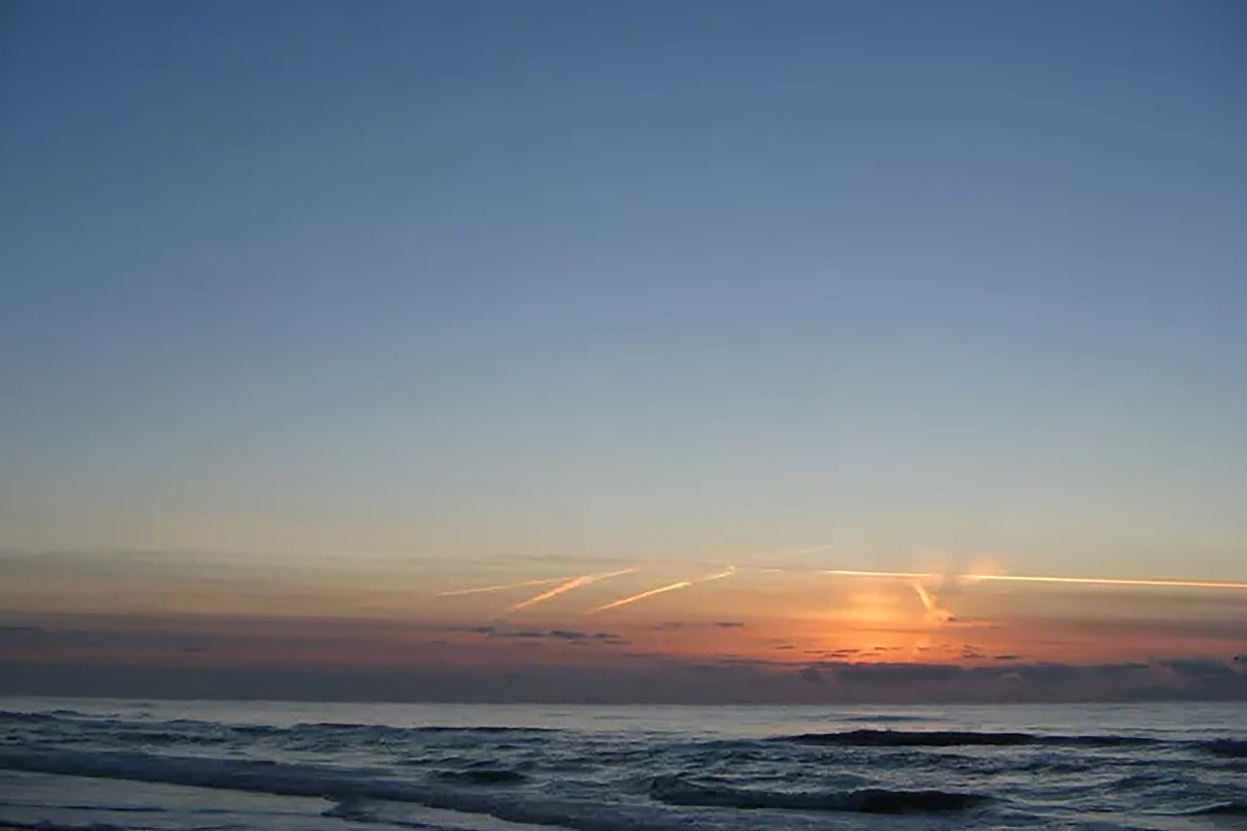 Stranden med den smukke solnedgang kan nås til fods på ca. 10 minutter. Copyright: Løkken VestkystCamping