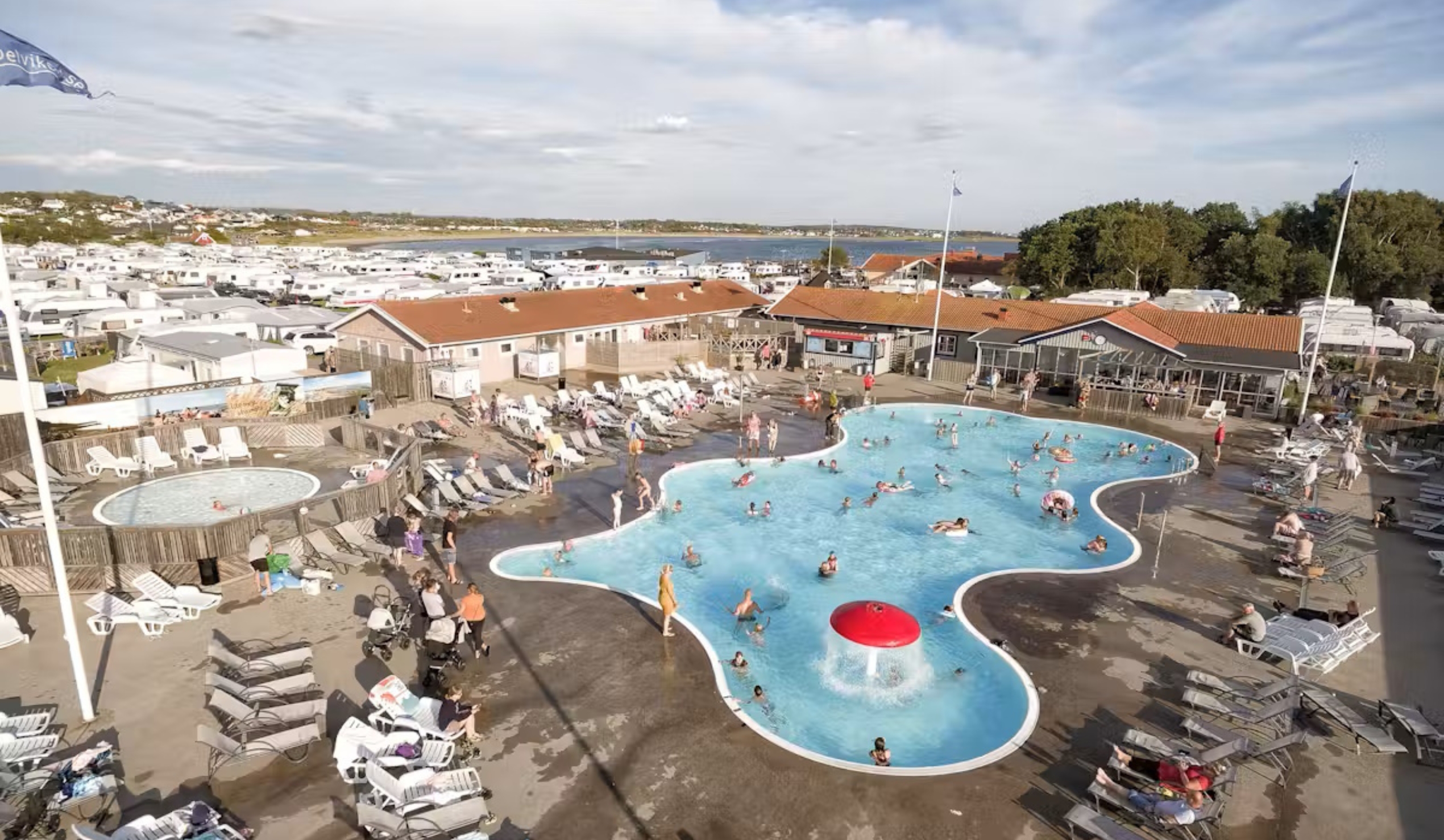 At Destination Apelviken, there is a large outdoor pool. 