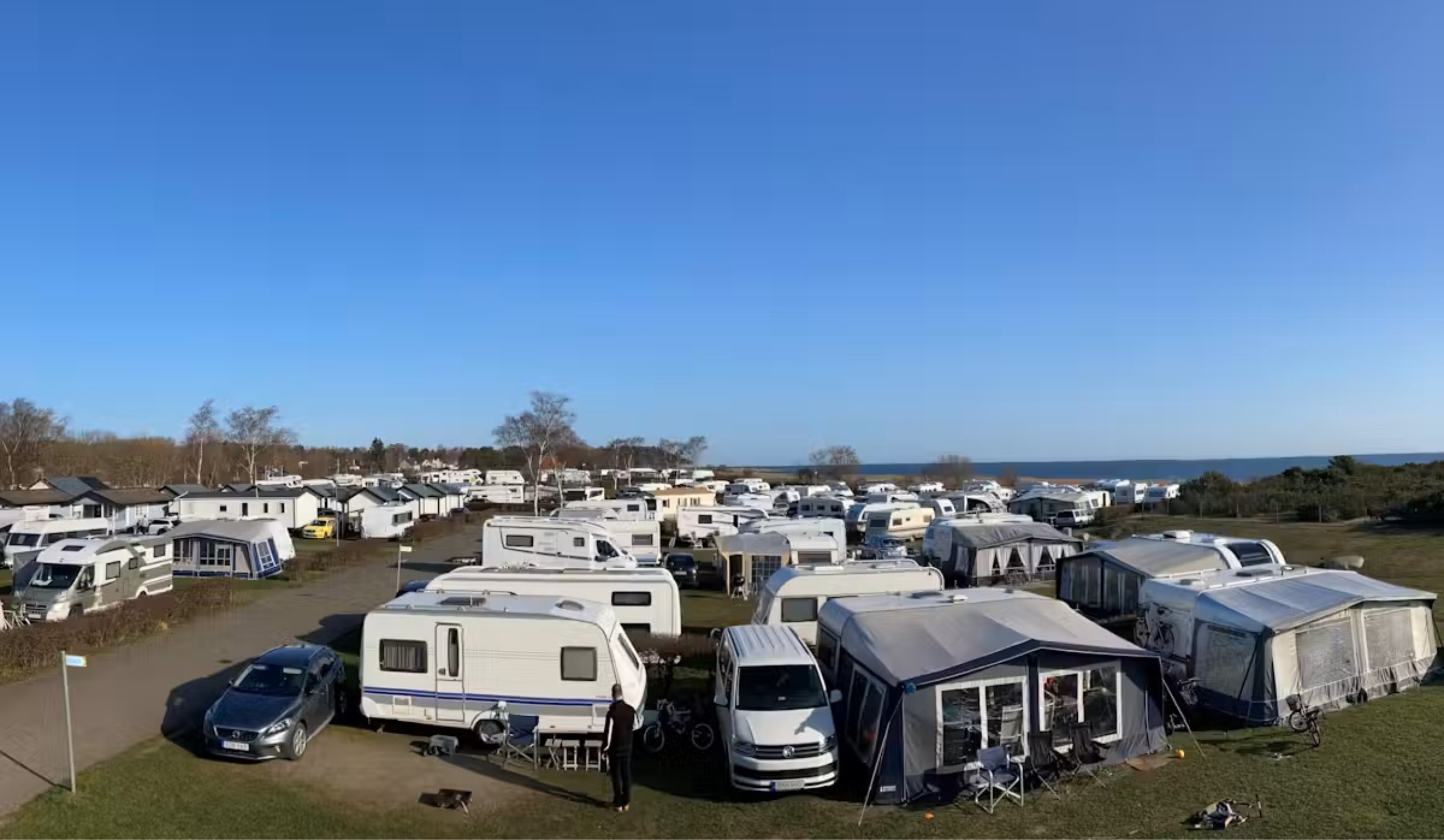 Tobisviks Camping is beautifully located by the sea. Copyright: Pincamp.de