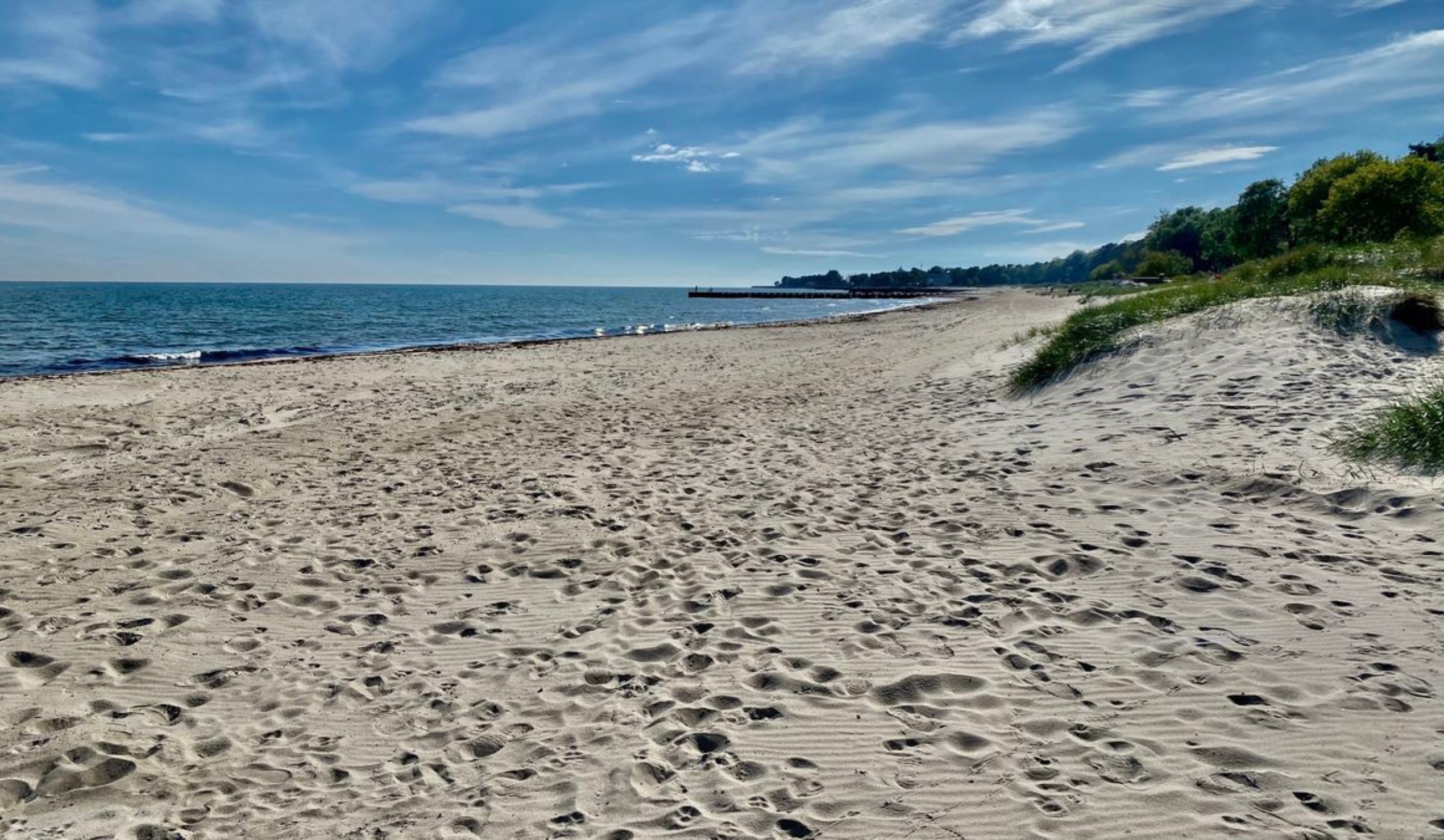 Right next to Ystad Camping, you will find a nice sandy beach.