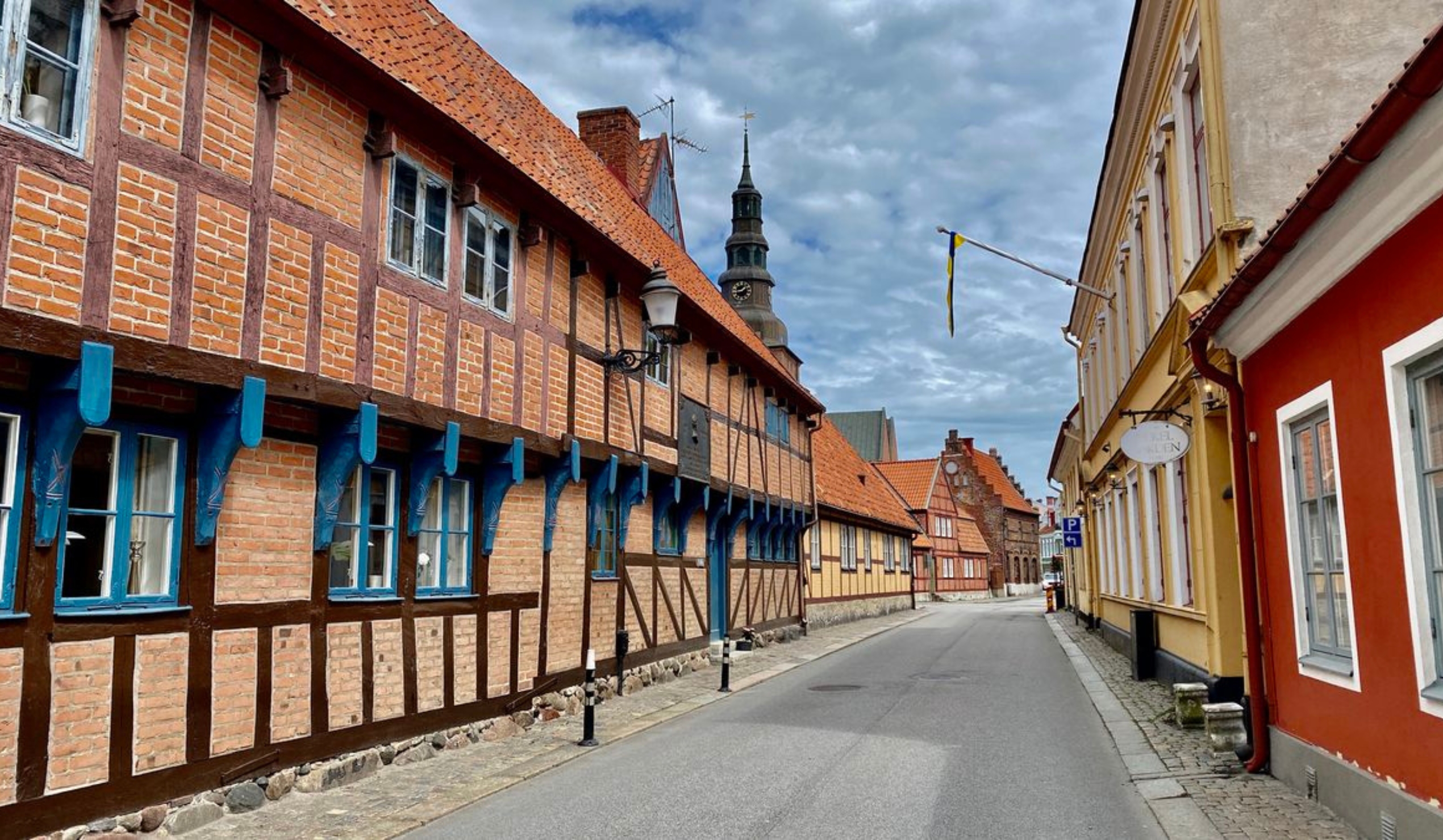 Ystad is a charming little town, full of half-timbered houses.
