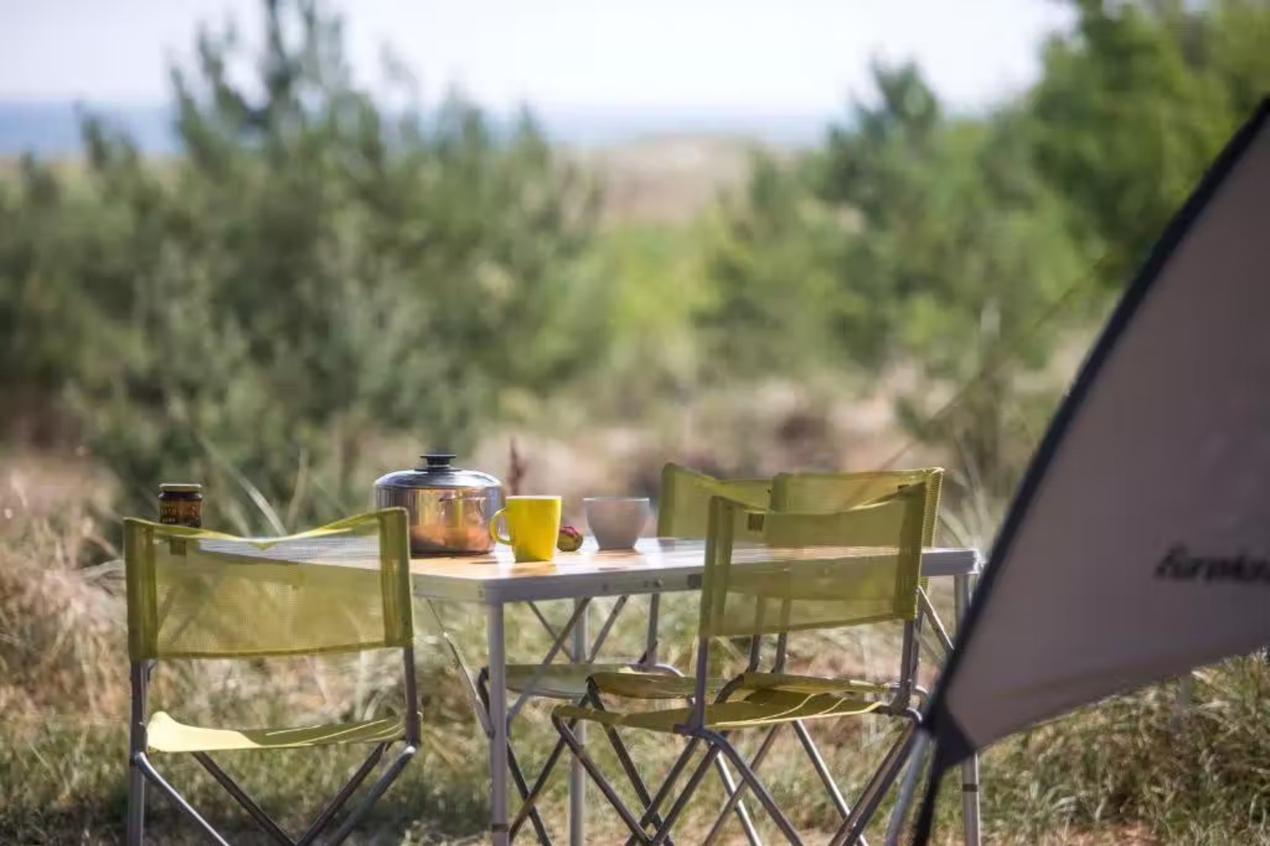 At Dueodde, there is a great opportunity to experience nature camping in the middle of Bornholm's countryside.