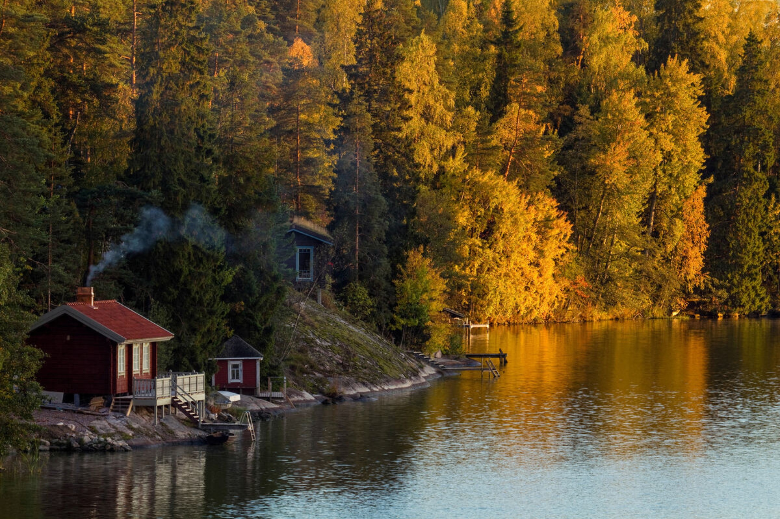 Make sure to spend some time with the traditional sauna culture on your trip to Finland. 