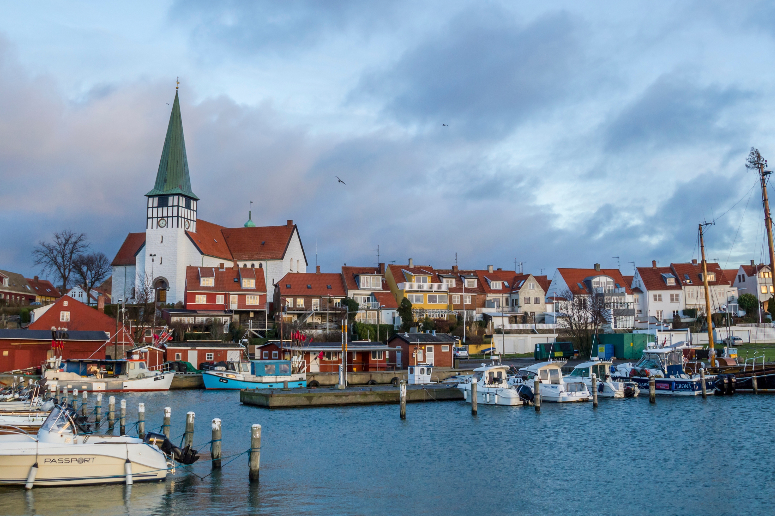 Rønne is the largest city and the most important port on the Danish island. 