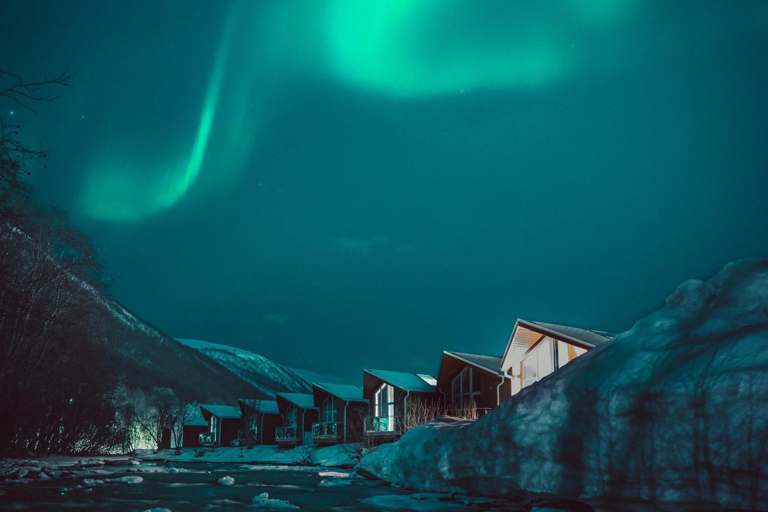 Nordlichter vom Camper aus? Willkommen im Tromsø Lodge & Camping. 