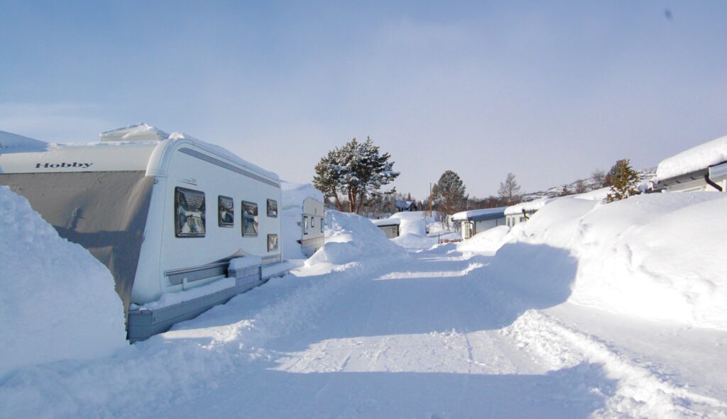 Mange langtidscampister har fundet et hjem hos Beitostølen Hytter & Camping. Copyright: Beitostølen Cabins & Camping