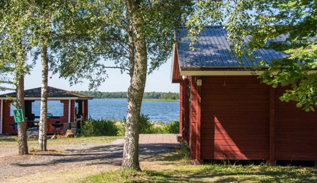 Fantastisk havutsikt - Camping Vaasa har en utmerket beliggenhet. Copyright: Camping Vaasa