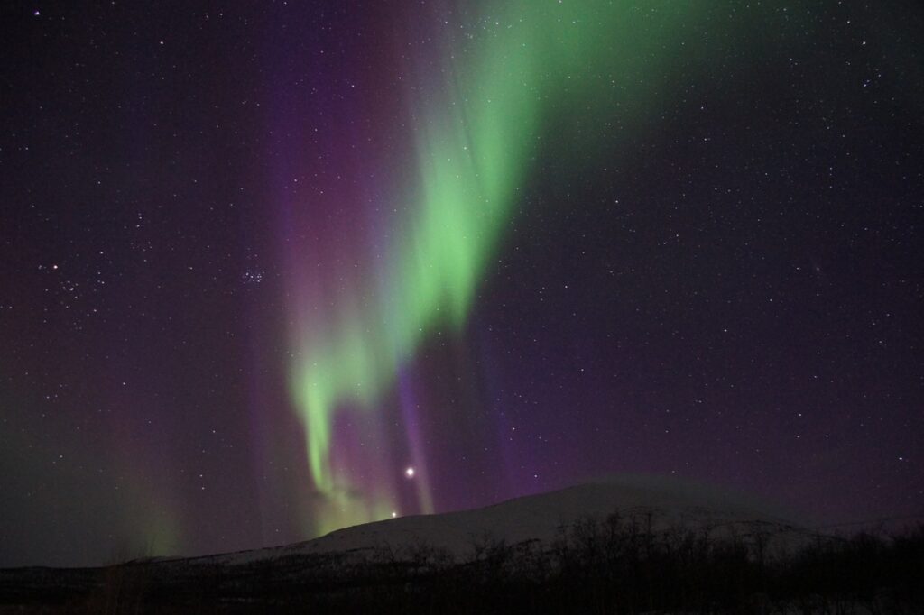 Abisko is a great place to see the northern lights. Copyright: Pixabay