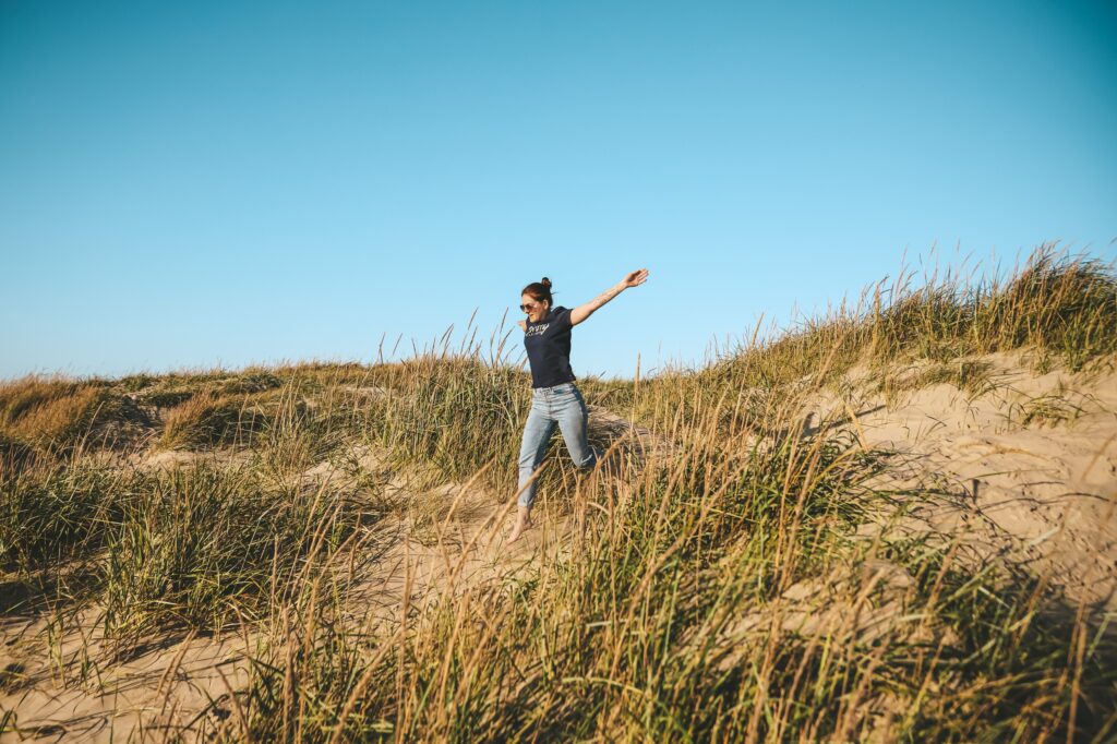 Det bedste tidspunkt at rejse til Danmark er svært at afgøre og afhænger af dine individuelle interesser - du kan ofte endda gå barfodet på stranden om efteråret.  Copyright: Marielle Janotta