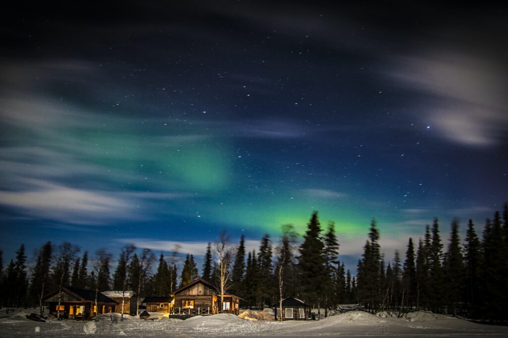 I Kiruna har du en fantastisk mulighed for at se det berømte nordlys. Copyright: Unsplash