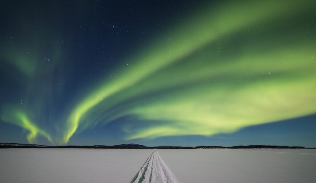 Nordlyset er virkelig magisk. Copyright: Ivalo River Camping