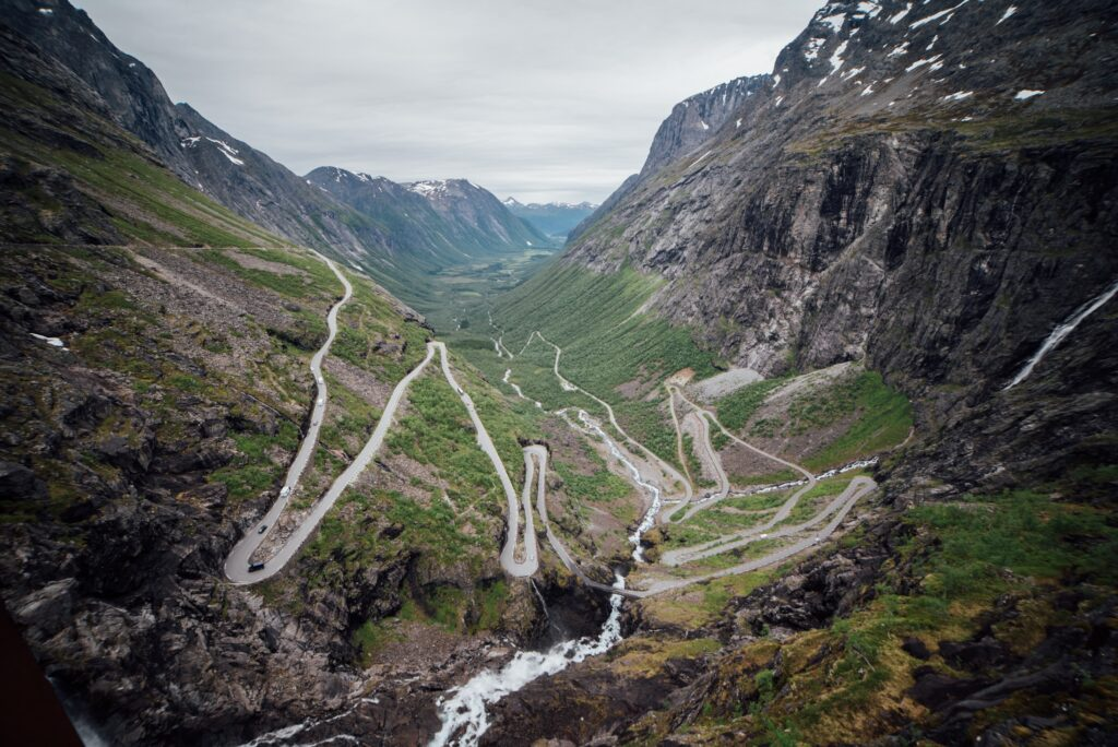 Trollstigen en Norvège.