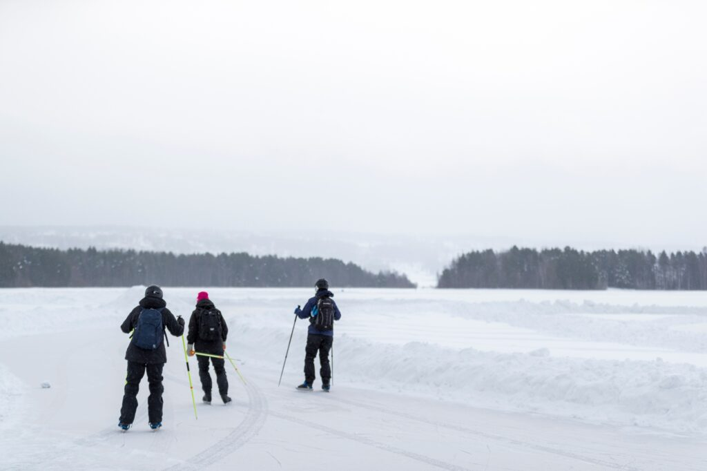 Langlaufloipe beim First Camp Orsa - Dalarna. Copyright: First Camp